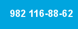 982 116-88-62 982 116-88-62